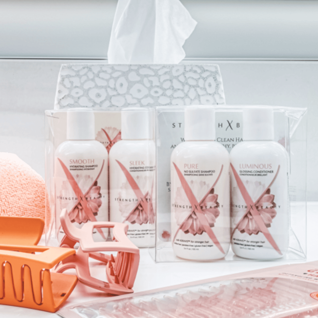 StrengthxBeauty.com shampoo & conditioner sets Pure | Luminous 3.4 oz. Duo
