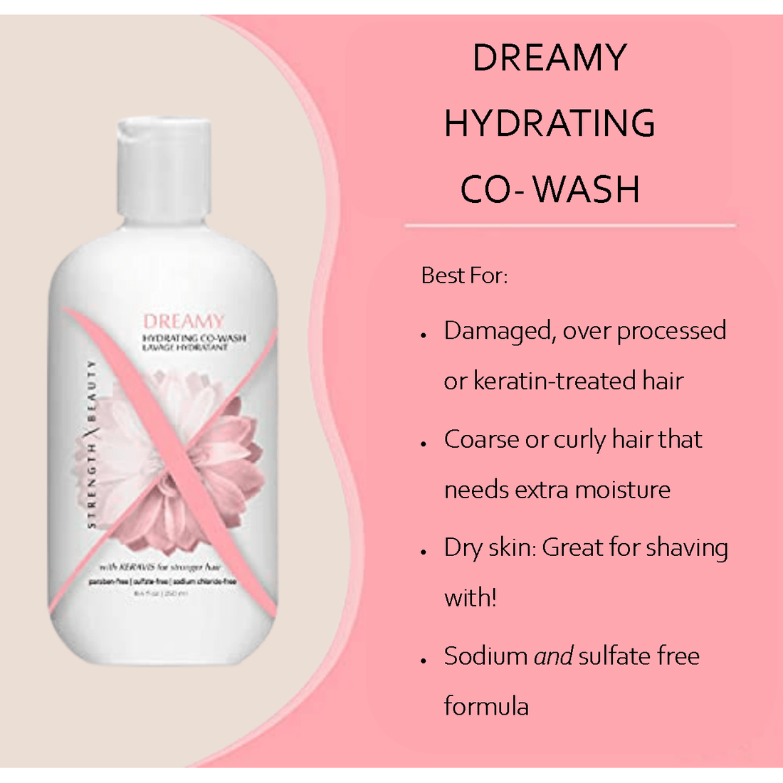 dreamy super hydrating hair + body wash