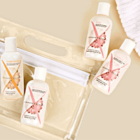 StrengthxBeauty.com hair care travel set Fragile or Damaged Fine Hair Bodifying Smoothing Kit | Fine Fragile Hair