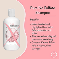 pure no sulfate shampoo