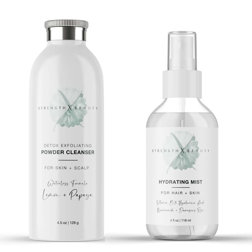 StrengthxBeauty.com Hydrate | Detox Skin + Hair Duo