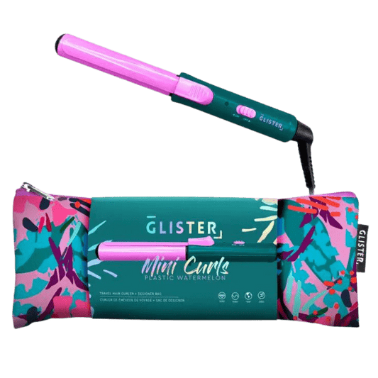 StrengthxBeauty.com VIP Travel Curling Wand and floral zippered case